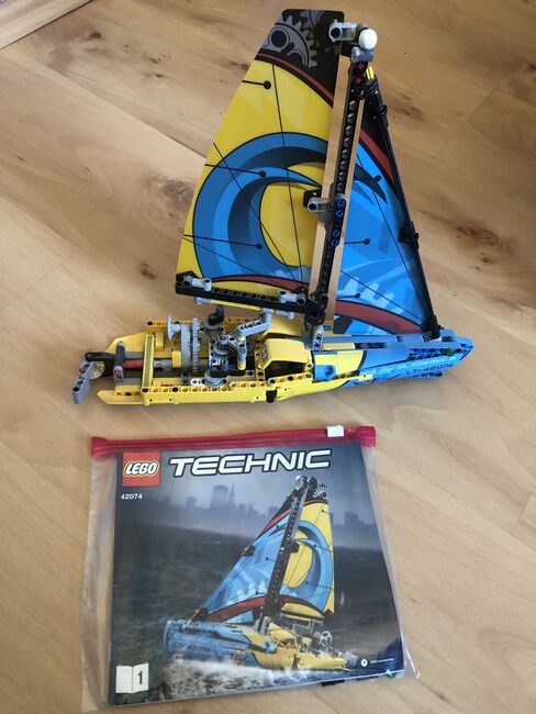 Lego Technic Rennyacht mit Anleitung!, Lego 42074, Schiffmann Julia , Technic, Tirschenreuth 