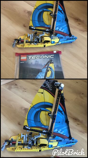 Lego Technic Rennyacht mit Anleitung!, Lego 42074, Schiffmann Julia , Technic, Tirschenreuth , Abbildung 3