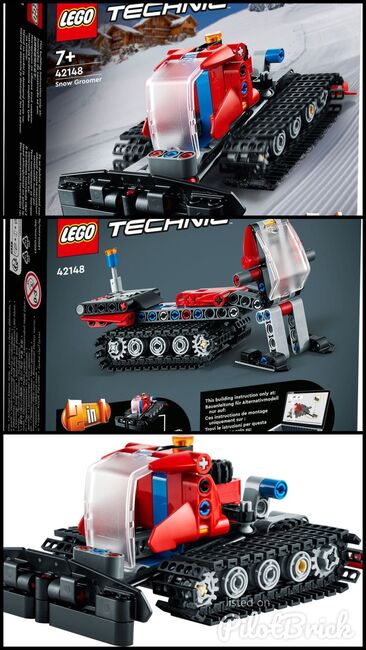 LEGO Technic Snow Groomer, Lego 42148, The Brickology, Technic, Singapore, Image 4