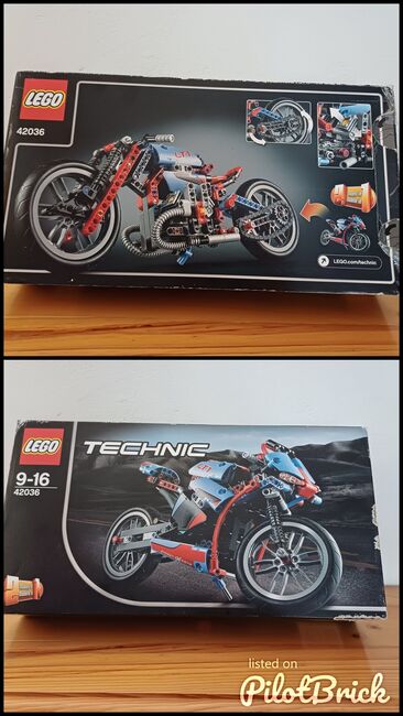 LEGO Technic Street Motorcycle, Lego 42036, Werner , Technic, Barrydale , Abbildung 3