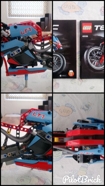 LEGO Technic Street Motorcycle 42036 (Retired Product), Lego 42036, Ivan, Technic, Bromhof, Randburg , Image 5