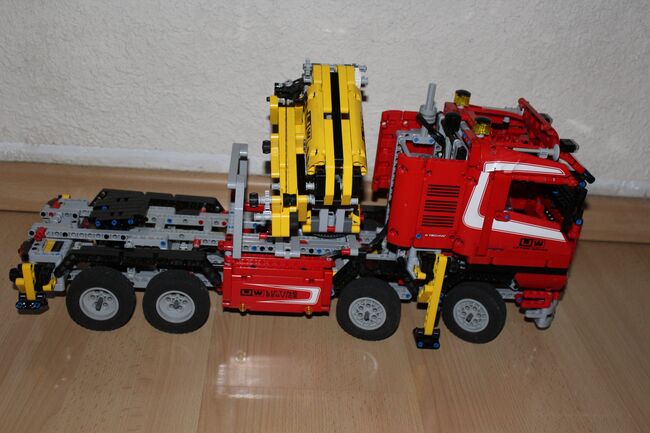 Lego Technic Truck mit Power- Schwenkkran 8258 Vitrinenmodell, OVP, BA, Licht, Lego 8258, Marko , Technic, Dessau-Rosslau, Abbildung 6