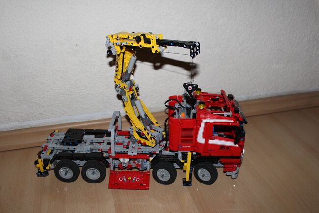 Lego Technic Truck mit Power- Schwenkkran 8258 Vitrinenmodell, OVP, BA, Licht, Lego 8258, Marko , Technic, Dessau-Rosslau, Abbildung 8