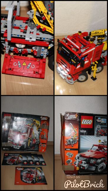 Lego Technic Truck mit Power- Schwenkkran 8258 Vitrinenmodell, OVP, BA, Licht, Lego 8258, Marko , Technic, Dessau-Rosslau, Abbildung 18