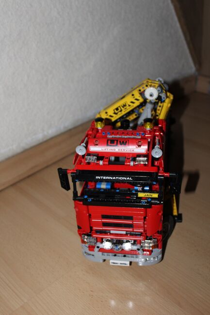 Lego Technic Truck mit Power- Schwenkkran 8258 Vitrinenmodell, OVP, BA, Licht, Lego 8258, Marko , Technic, Dessau-Rosslau, Abbildung 15