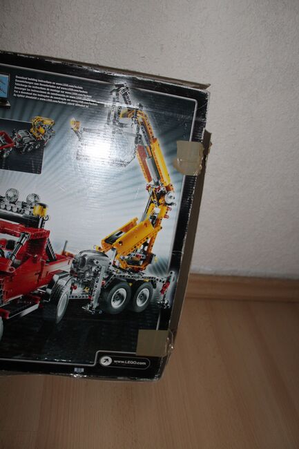 Lego Technic Truck mit Power- Schwenkkran 8258 Vitrinenmodell, OVP, BA, Licht, Lego 8258, Marko , Technic, Dessau-Rosslau, Abbildung 4