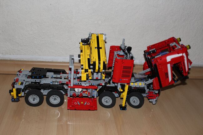 Lego Technic Truck mit Power- Schwenkkran 8258 Vitrinenmodell, OVP, BA, Licht, Lego 8258, Marko , Technic, Dessau-Rosslau, Abbildung 9