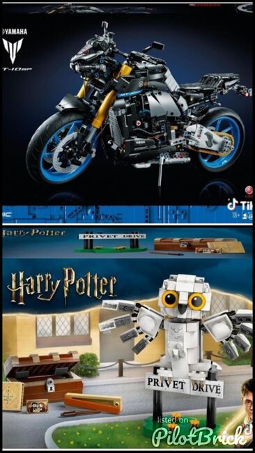 LEGO® Technic™ Yamaha MT +   LEGO® Harry Potter owl, Lego, Huzaifah , Master Builder Academy, Johannesburg , Image 3