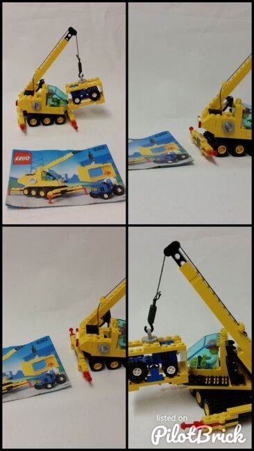Lego Town (City) 6352 - The Cargomaster Crane, Lego 6352, Spiele-Truhe Vintage (Spiele-Truhe Vintage), Town, Hamburg, Abbildung 5