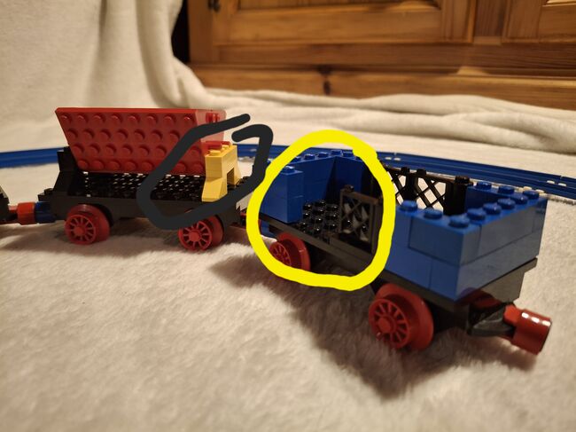 Lego Eisenbahn 171 aus 1972, Vintage Rarität plus 2x  4,5 Volt Motor 107, Lego 171, Manuela, Technic, Absam, Image 4