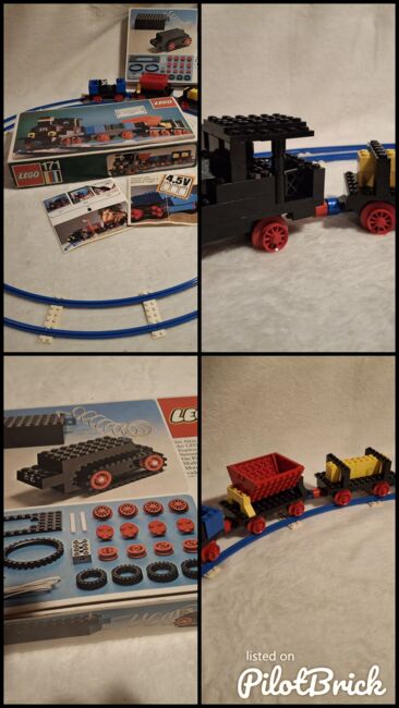 Lego Eisenbahn 171 aus 1972, Vintage Rarität plus 2x  4,5 Volt Motor 107, Lego 171, Manuela, Technic, Absam, Image 13