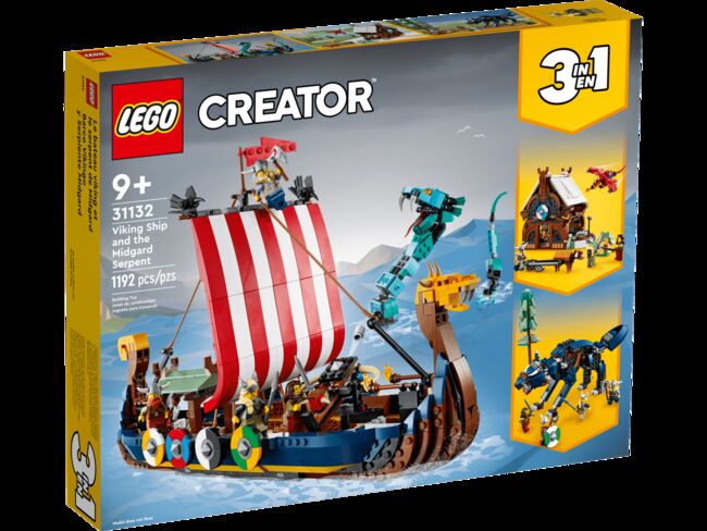 Lego Viking Ship and the Midgard Serpent #31132 Creator 3-in-1 New Unopened, Lego 31132, Rebecca, Creator, Dublin