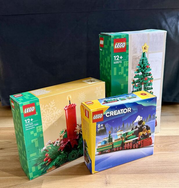 LEGO Weihnachts-Bundle – 4 Sets OVP + LEGO Wicked GRATIS, Lego, Petzi, Diverses, Wien