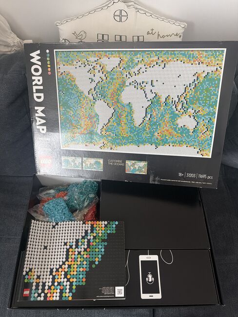 Lego Weltkarte /Worldmap, Lego 31203, Olha Koller, other, Baden be Wien