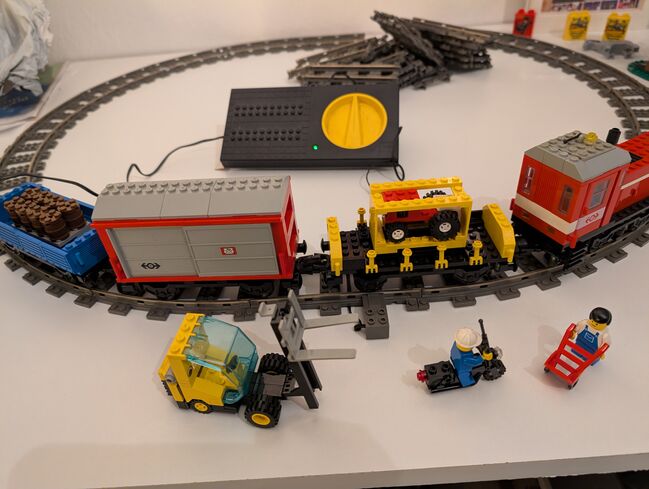 Load N' Haul Railroad aus 1991, Lego 4563, Dennis, Train, Hopsten
