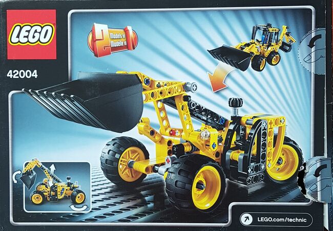 Loader hinten und vorne, Lego 42004, Eveline, Technic, Zwingen, Image 2