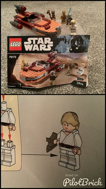 Luke’s Landspeeder, Lego 75173, Pelli, Star Wars, Abbildung 3