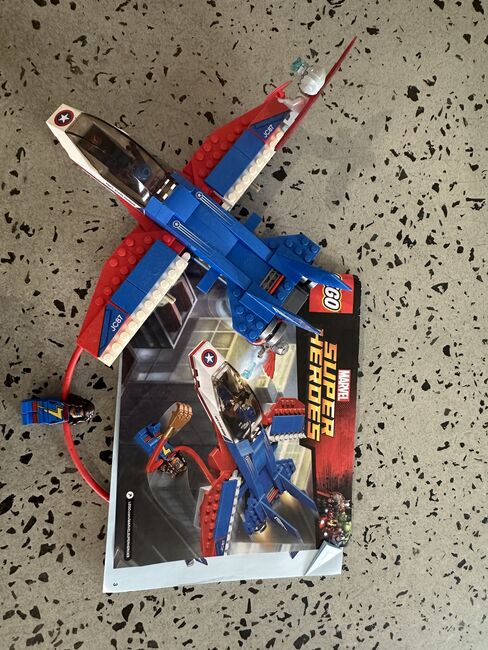 Marvel - Captain America Jet Pursuit, Lego 76076, Leanne , Marvel Super Heroes, Bulli