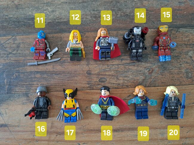 Marvel/DC/Yoda, Lego, Julia, Minifigures, Petersberg, Abbildung 3