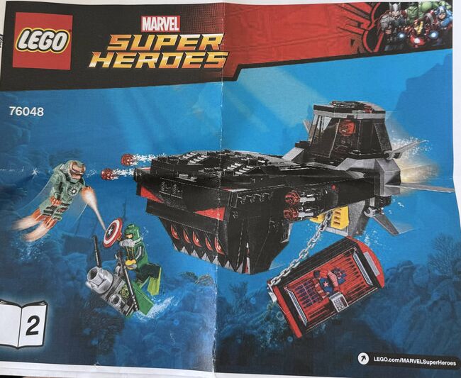 Marvel - Iron Skull Sub Attack, Lego 76048, Leanne , Super Heroes, Bulli