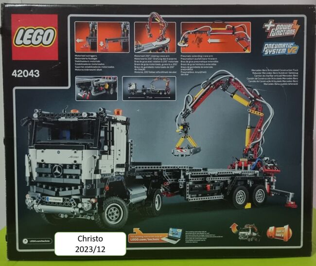 Mercedes Benz Arocs 3245, Lego 42043, Christo, Technic, Benoni, Image 13