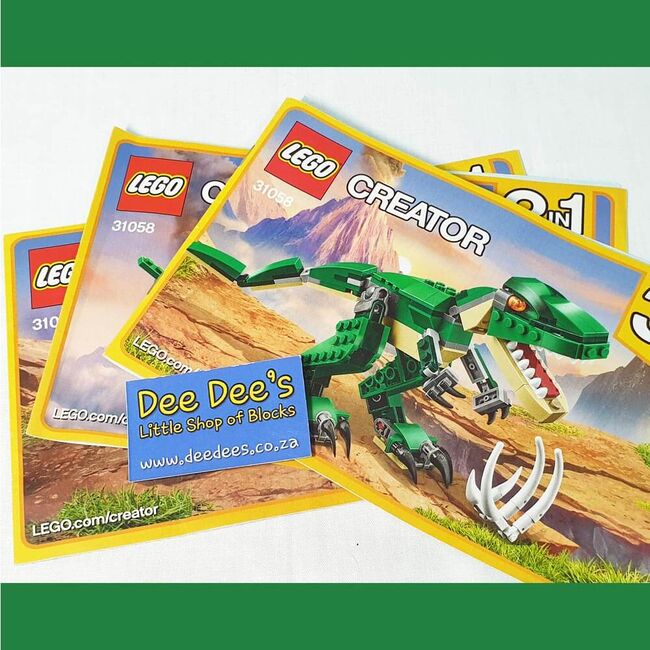 Mighty Dinosaurs {Green Edition} (1), Lego 31058, Dee Dee's - Little Shop of Blocks (Dee Dee's - Little Shop of Blocks), Creator, Johannesburg, Abbildung 5