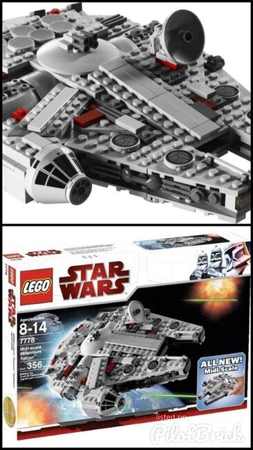 Millennium Falcon Midi Scale, Lego 7778, Dream Bricks (Dream Bricks), Star Wars, Worcester, Image 3