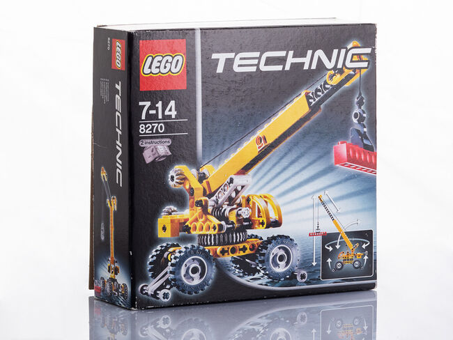Mini-Gabelstapler und Geländekran, Lego 8270 + 8290, Julian, Technic, Hartberg, Image 6