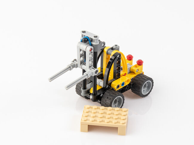 Mini-Gabelstapler und Geländekran, Lego 8270 + 8290, Julian, Technic, Hartberg, Abbildung 4