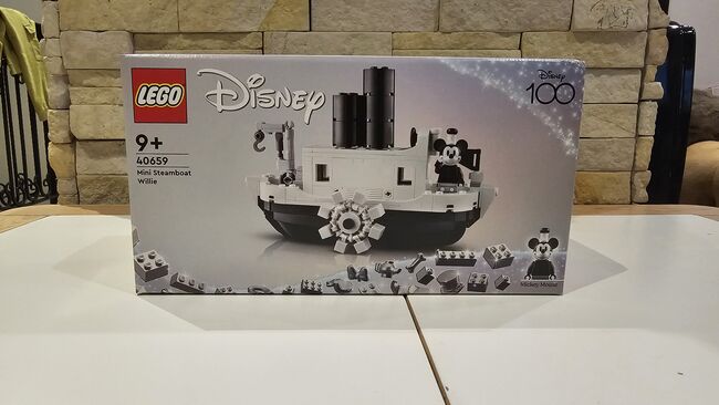 Mini Steamboat Willie, Lego 40659, Plastic Pixels , Disney, Trichardt 