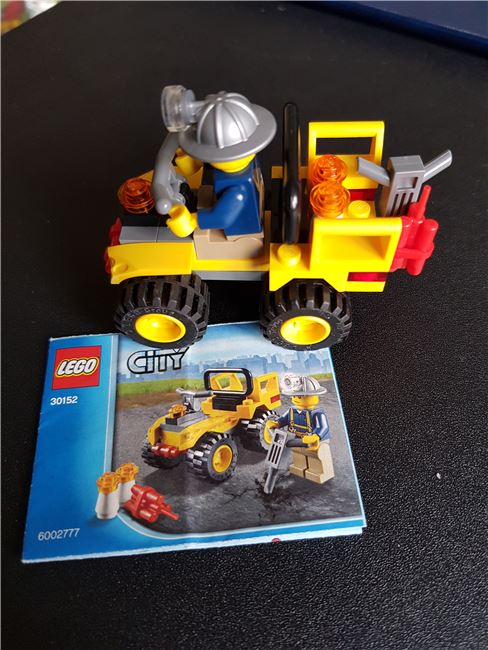 Mining Quad, Lego 30152, WayTooManyBricks, City, Essex