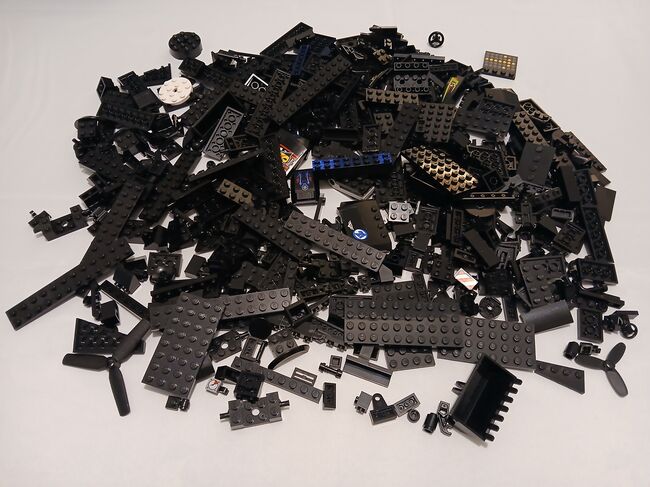 Mixed Black Pieces - 522g, Lego, Giles, other, Exeter