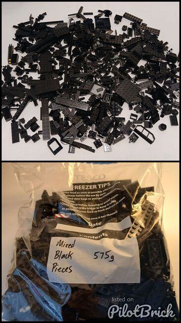 Mixed Black Pieces - 575g, Lego, Giles, other, Exeter, Image 3