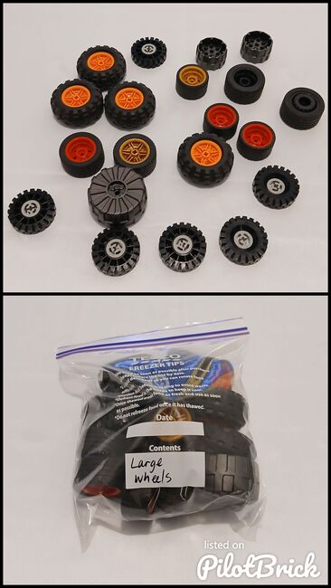 Mixed Large Wheels + Tyres, Lego, Giles, other, Exeter, Image 3