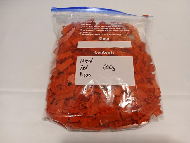 Mixed Red Pieces - 600g, Lego, Giles, Diverses, Exeter, Abbildung 2