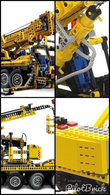 Mobile crane, Lego 8421, BrickFlip, Technic, Leimuiden, Image 5