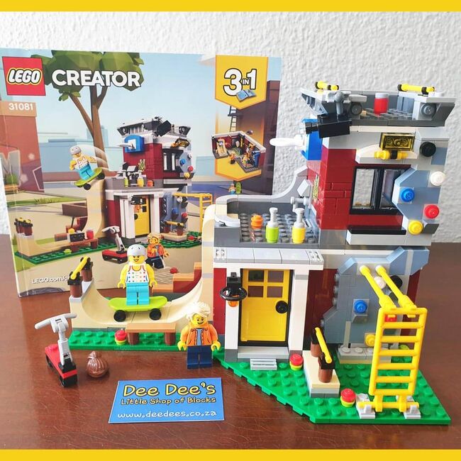 Modular Skate House, Lego 31081, Dee Dee's - Little Shop of Blocks (Dee Dee's - Little Shop of Blocks), Creator, Johannesburg, Abbildung 3