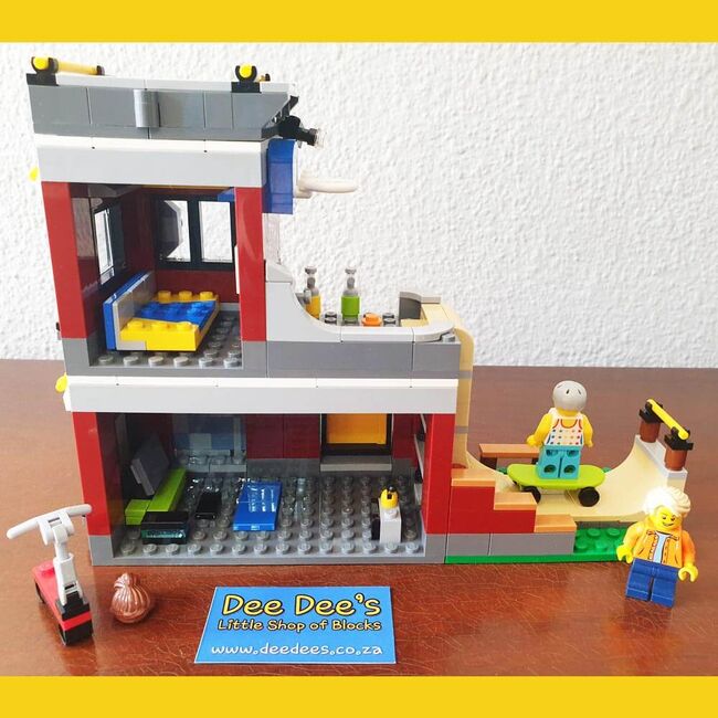 Modular Skate House, Lego 31081, Dee Dee's - Little Shop of Blocks (Dee Dee's - Little Shop of Blocks), Creator, Johannesburg, Abbildung 4