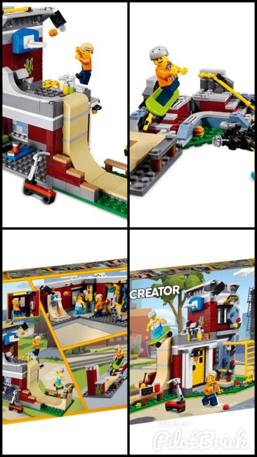 Modular Skate House, LEGO 31081, spiele-truhe (spiele-truhe), Creator, Hamburg, Abbildung 7