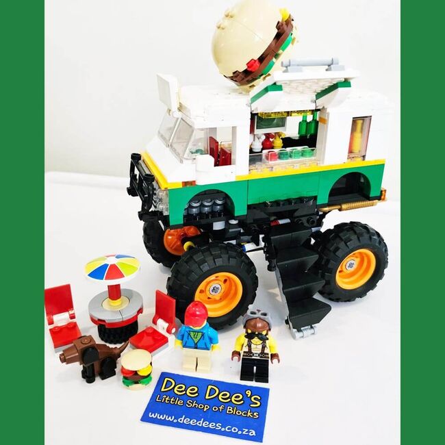 Monster Burger Truck, Lego 31104, Dee Dee's - Little Shop of Blocks (Dee Dee's - Little Shop of Blocks), Creator, Johannesburg, Abbildung 3