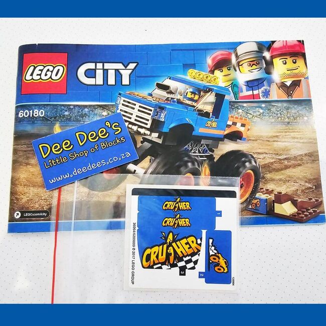 Monster Truck, Lego 60180, Dee Dee's - Little Shop of Blocks (Dee Dee's - Little Shop of Blocks), City, Johannesburg, Abbildung 3