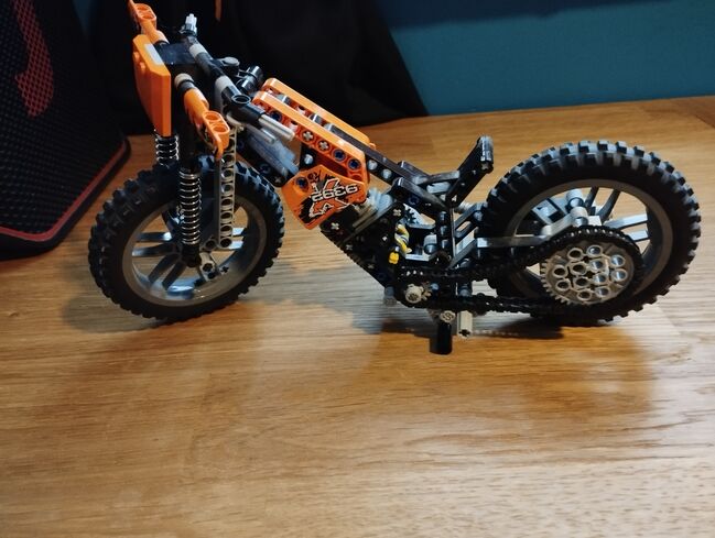 Moto cross Bike, Lego 42007, Holger, Technic, Merzkirchen, Abbildung 3