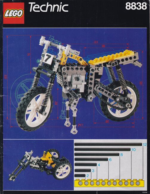 Motocross Motorrad, Lego 08838, Hürzi, Technic, Andwil SG