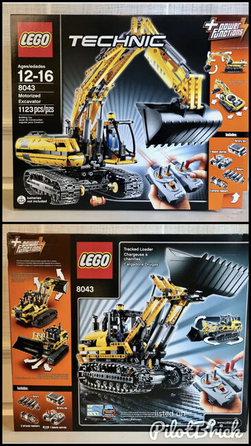 Motorised Excavator (Technic), Lego 8043, Simon Matthews, Technic, BENSVILLE, Abbildung 3