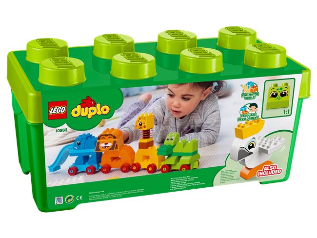 My First Animal Brick Box, LEGO 10863, spiele-truhe (spiele-truhe), DUPLO, Hamburg, Abbildung 2