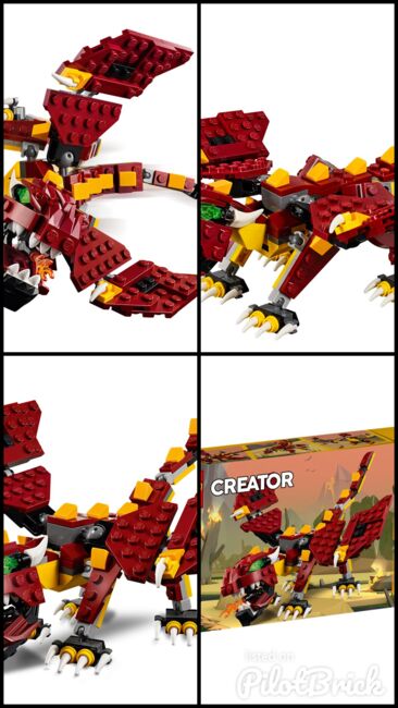 Mythical Creatures, LEGO 31073, spiele-truhe (spiele-truhe), Creator, Hamburg, Abbildung 9