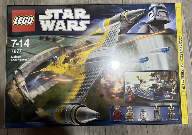 Naboo Starfighter, Lego 7877, Haziq, Star Wars, Singapore