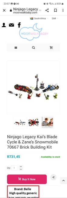 Ninjago Legacy - Kai’s Blade Cycle & Zane’s Snowmobile, Lego 70667, Adele van Dyk, NINJAGO, Port Elizabeth, Abbildung 3