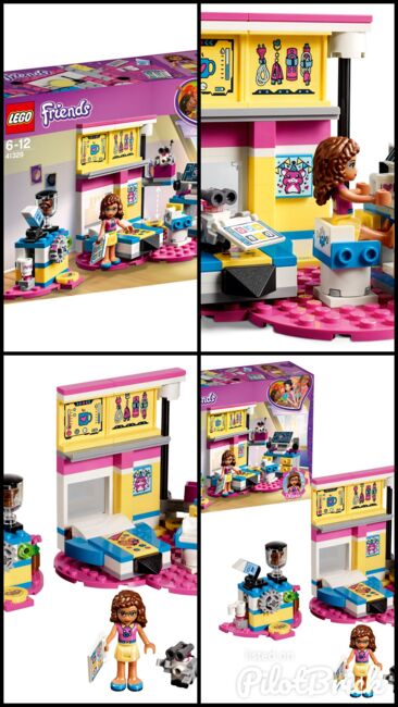 Olivia's Deluxe Bedroom, LEGO 41329, spiele-truhe (spiele-truhe), Friends, Hamburg, Abbildung 7