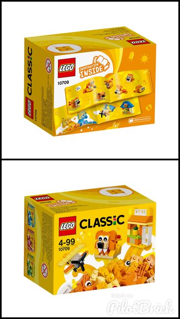 Orange Creativity Box, LEGO 10709, spiele-truhe (spiele-truhe), Classic, Hamburg, Abbildung 3